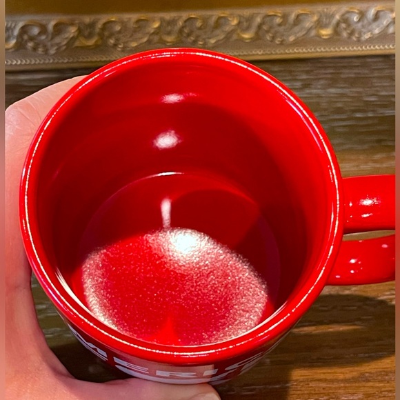 “Merica F**k Yeah” Red Mug approx 3.75”tall x 3”diameter - Picture 6 of 7